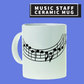 Music Staff Ceramic Mug