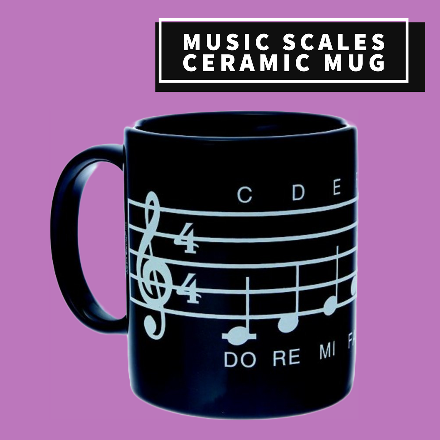 Black Music Scales Mug