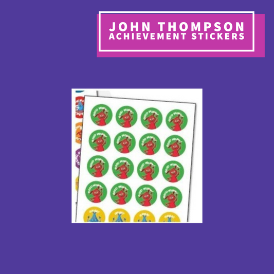 John Thompsons Achievement Stickers (96 Colour Stickers) Piano & Keyboard