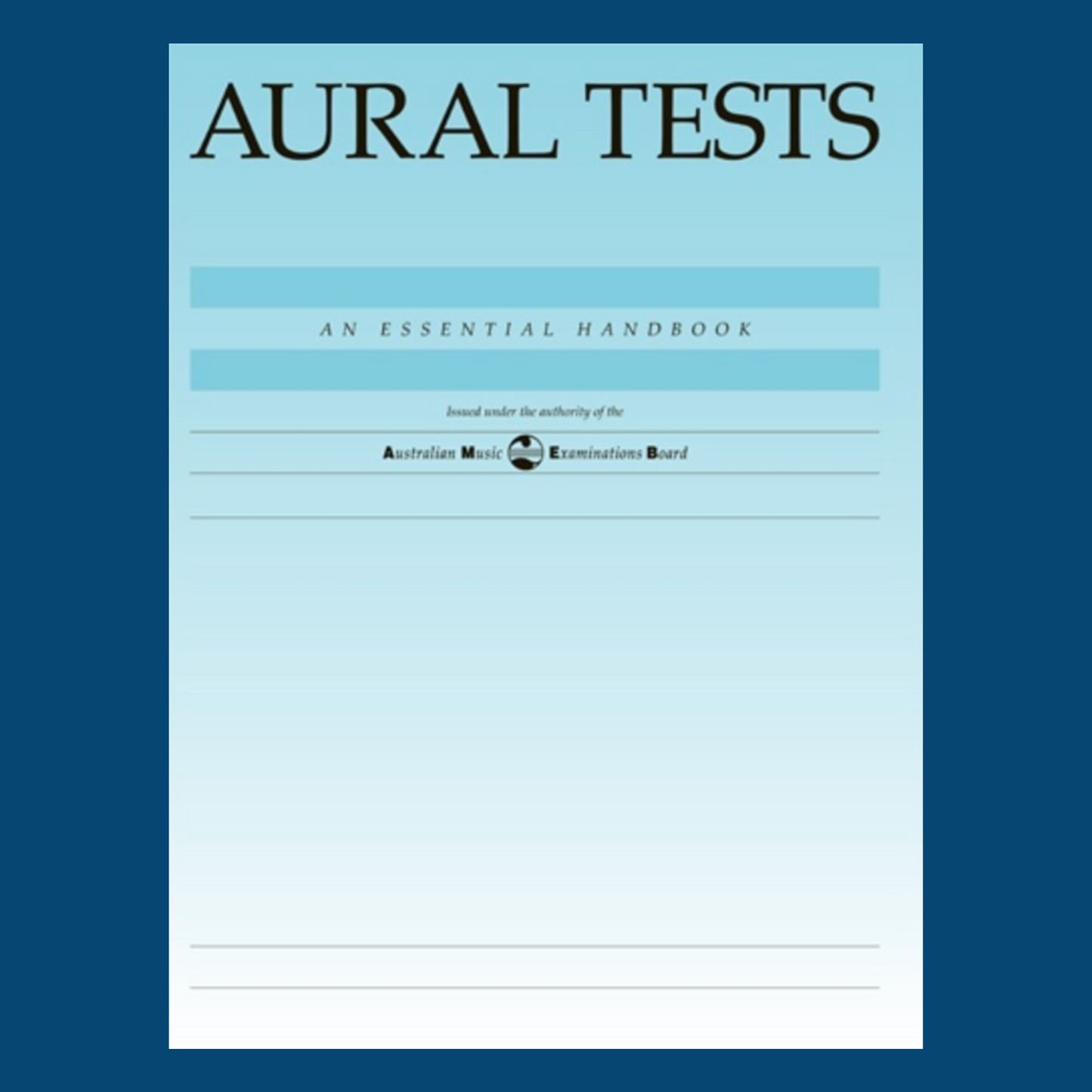 AMEB Aural Tests 1992 Book