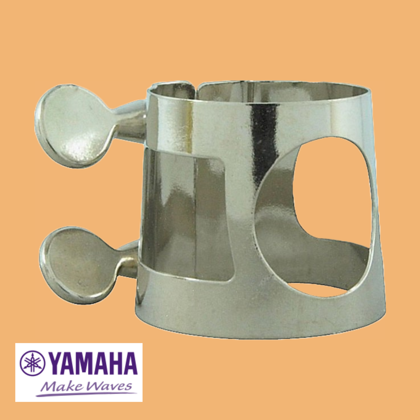 Yamaha Alto Clarinet Ligature (Polished Nickel)