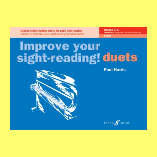 Improve Your Sight Reading - Piano Duets Grade 0-1 Book