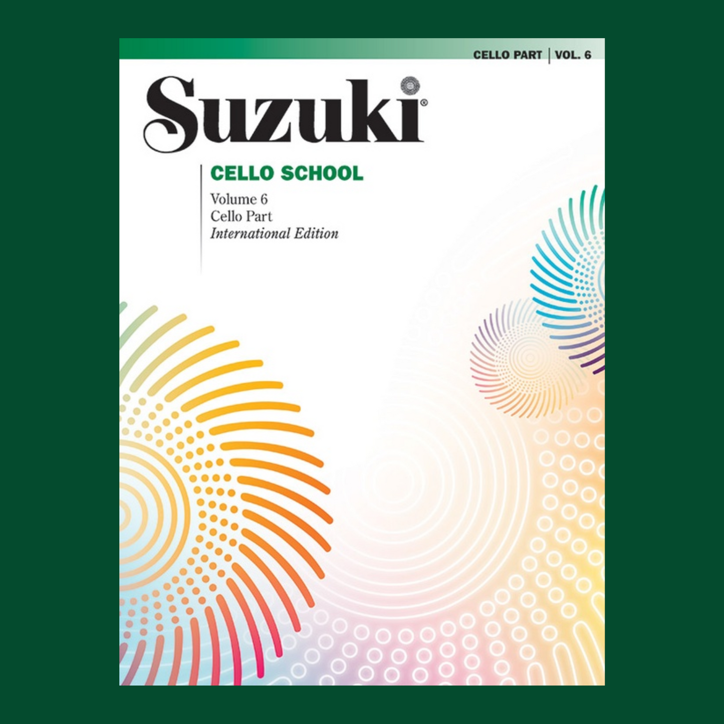 Suzuki Cello School - Volume 6 Cello Part Book (Revised Edition)