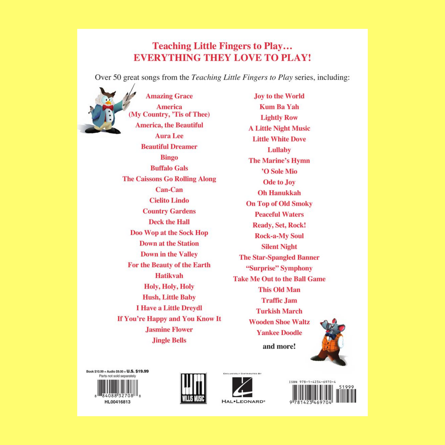 Teaching Little Fingers To Play Songbook - (Book/Cd)