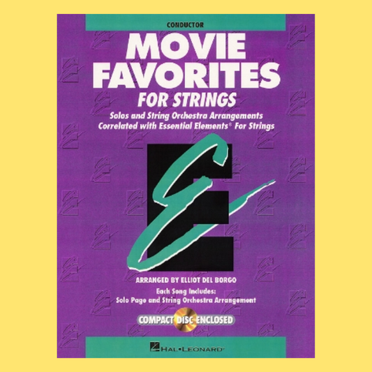 Essential Elements: Movie Favorites for Strings - Conductor Book/Cd