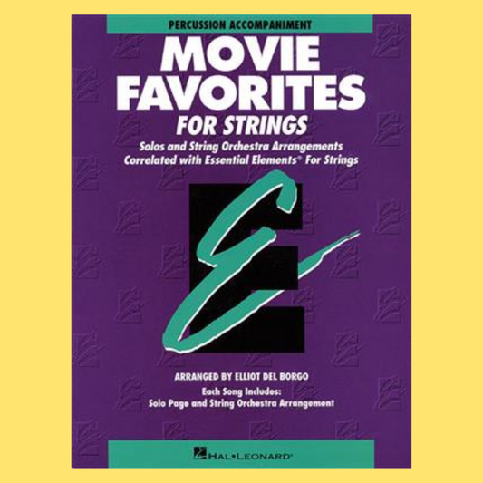 Essential Elements: Movie Favorites for Strings - Percussion Accompaniment Book