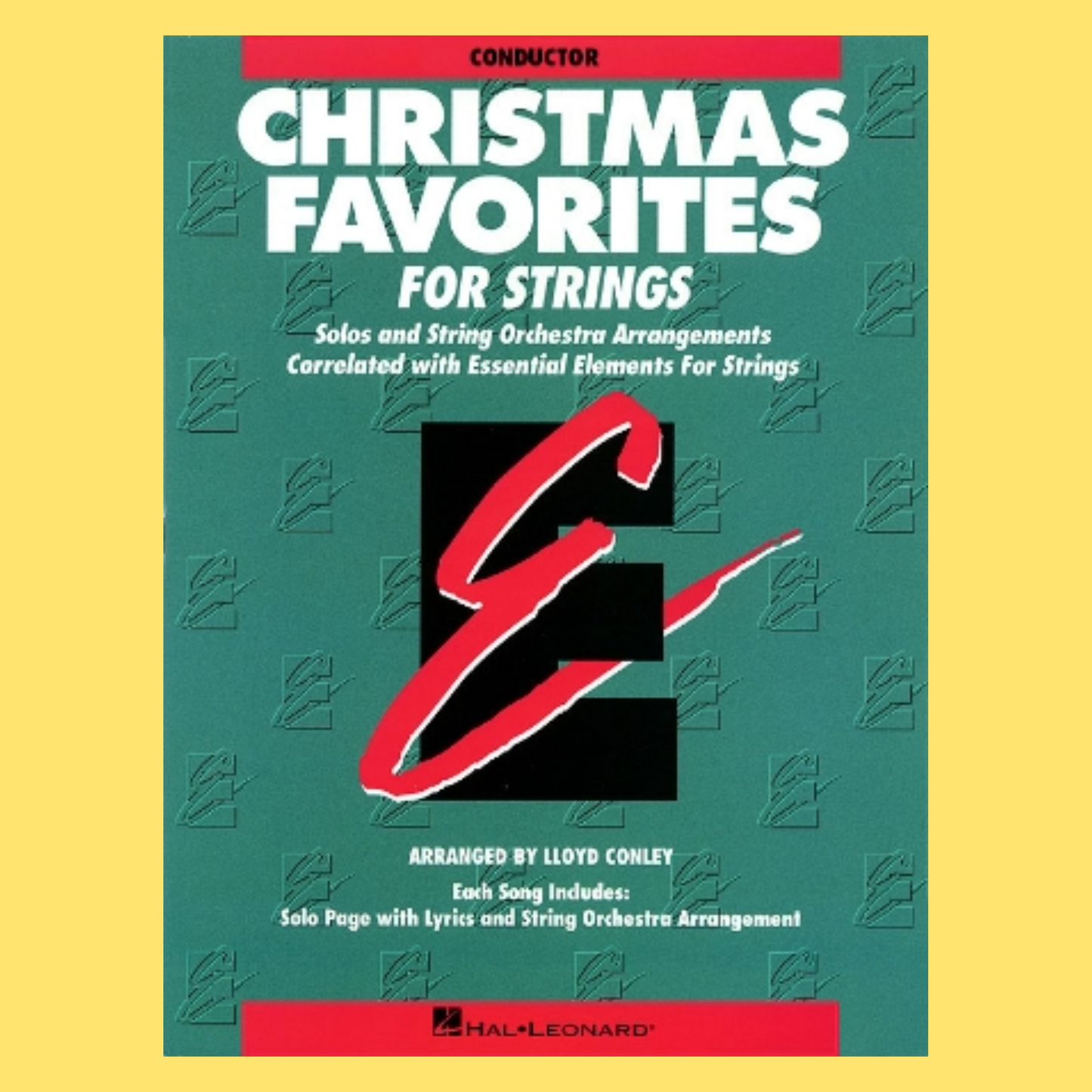 Essential Elements: Christmas Favorites For Strings - Conductor Book/Cd