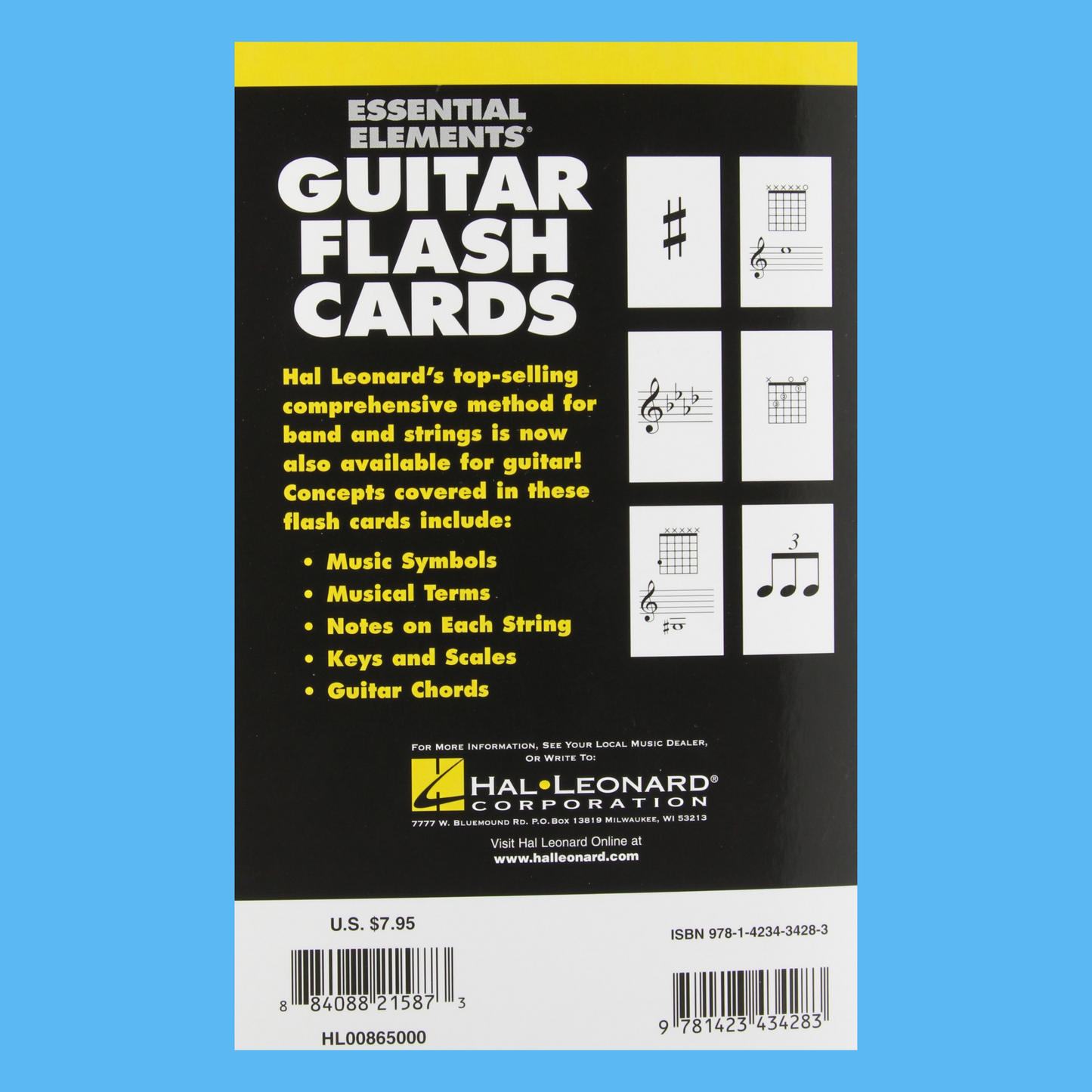 Essential Elements For Guitar - Beginner Flash Cards (96 Cards)