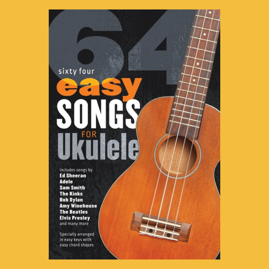 64 Easy Songs For Ukulele Book