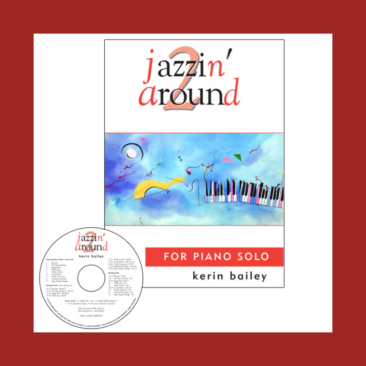 Jazzin' Around For Piano Book 2 with Cd