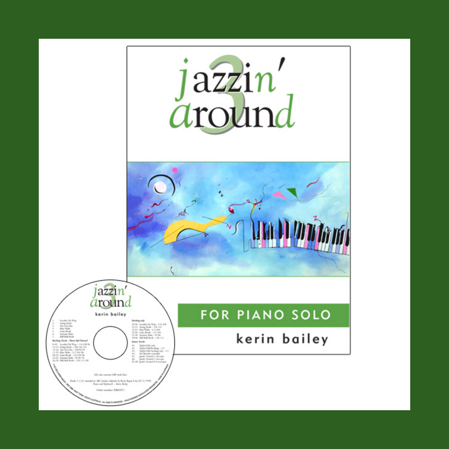 Jazzin' Around For Piano Book 3 with Cd