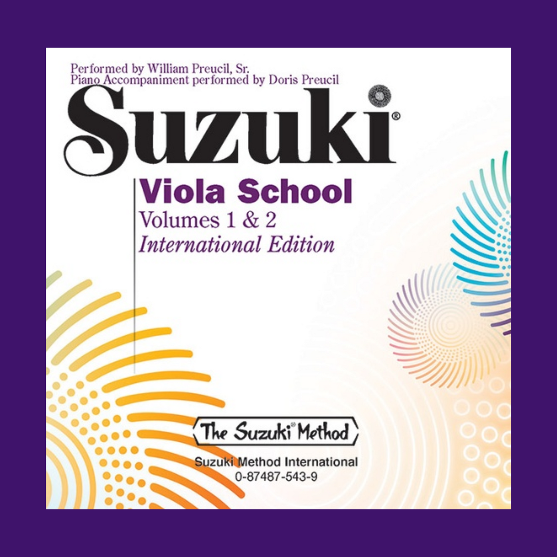 Suzuki Viola School - Volumes 1 & 2 Accompaniment Cd