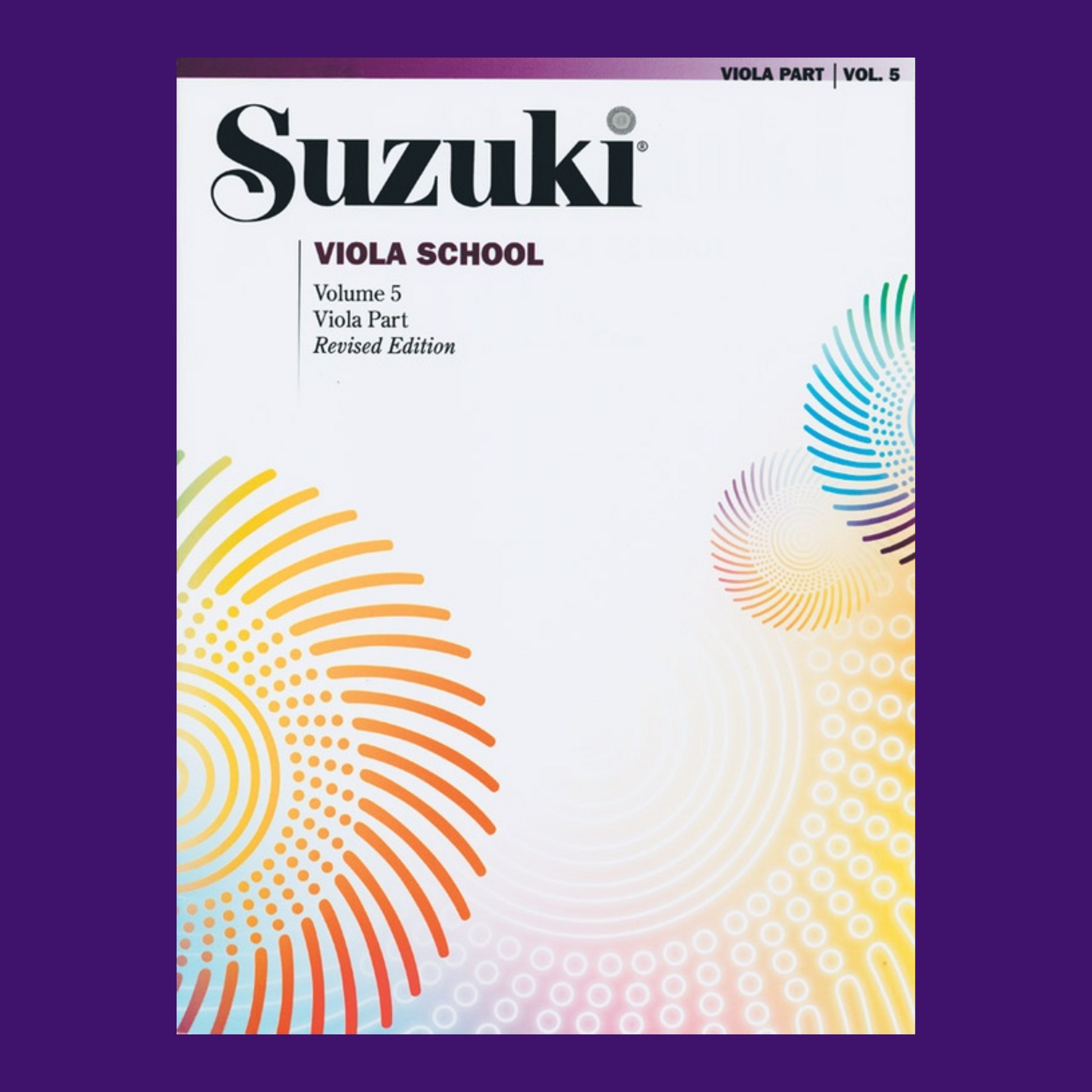 Suzuki Viola School: Viola Part Volume 5 Book (International Edition)