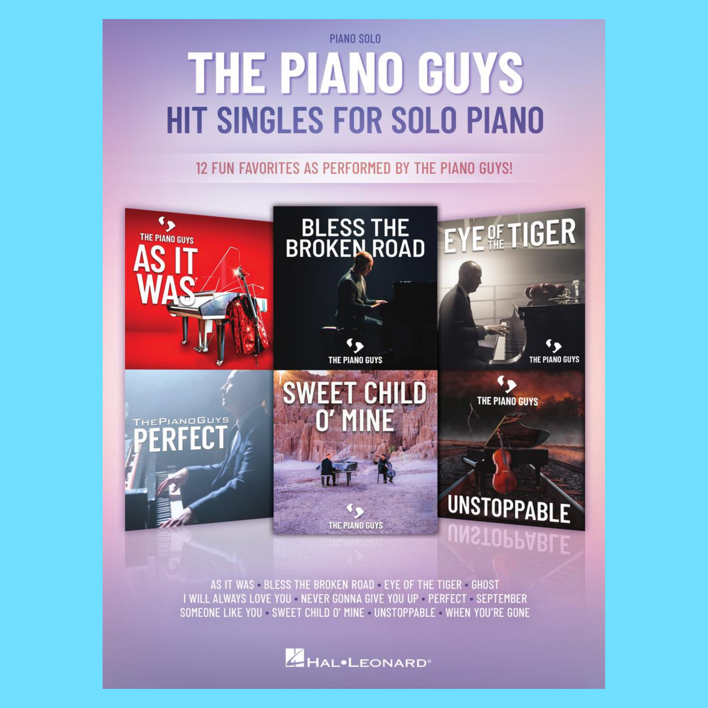 The Piano Guys - Hit Singles for Solo Piano, 12 Fun Favourites Book