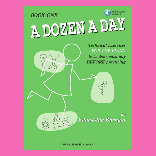 A Dozen A Day For Piano Book 1 (Book/Ola)