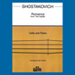 Dimitri Shostakovich - Romance From The Gadfly Op 97 Cello and Piano Book