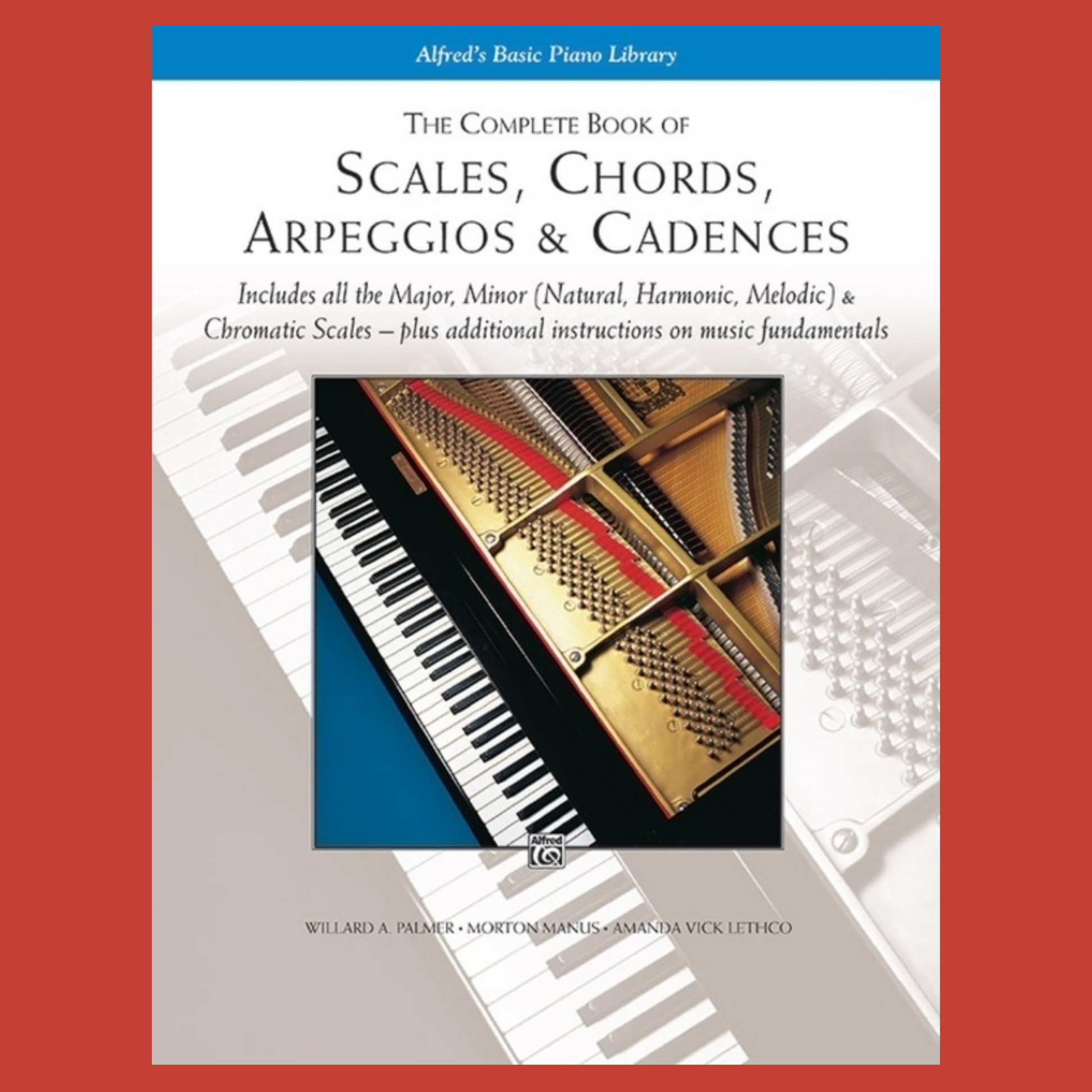 Alfred's Basic Piano Library - The Complete Book of Scales, Chords, Arpeggios & Cadences