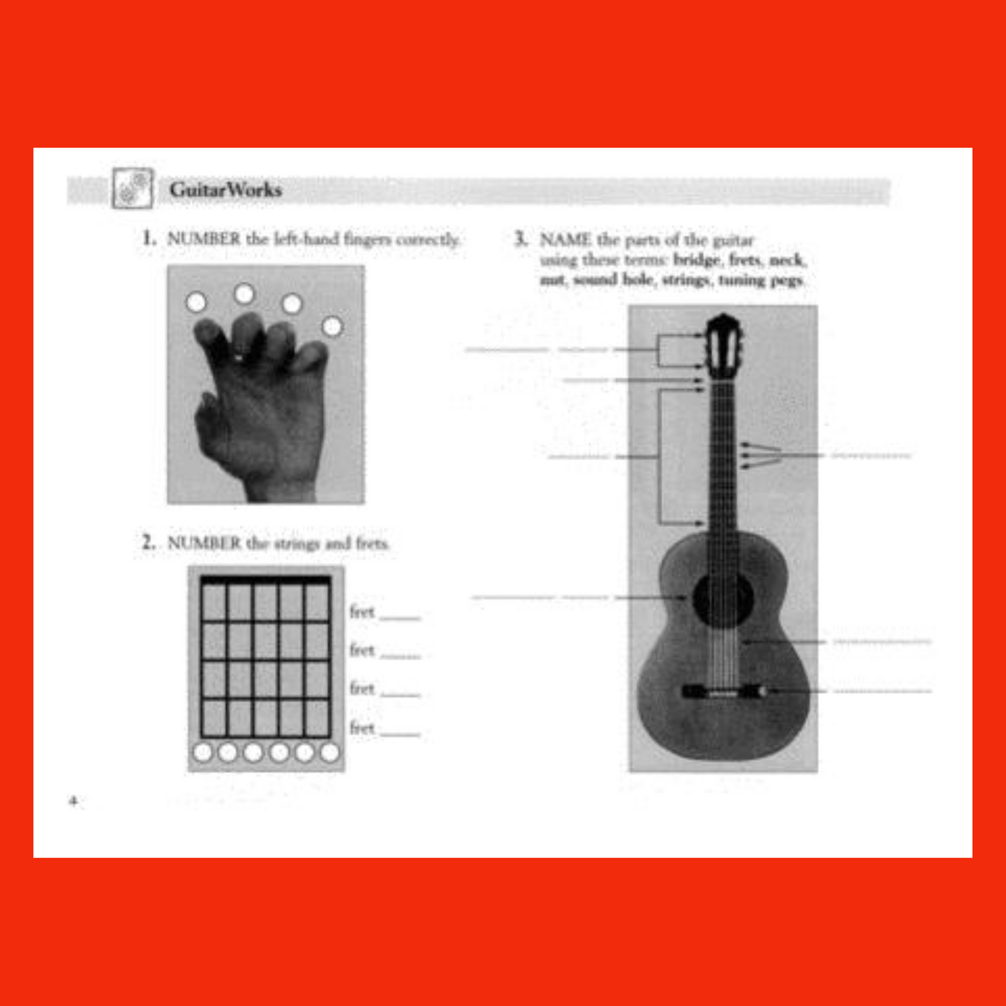 The FJH Young Beginner Guitar Method - Theory Activity Book 1