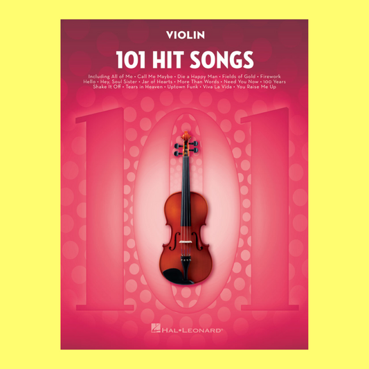 101 Hit Songs For Violin Book