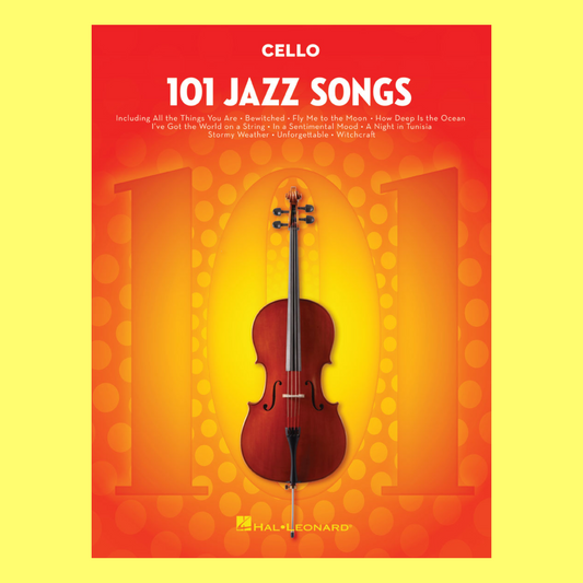 101 Jazz Songs For Cello Book