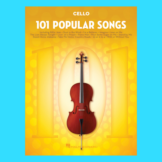 101 Popular Songs For Cello Book