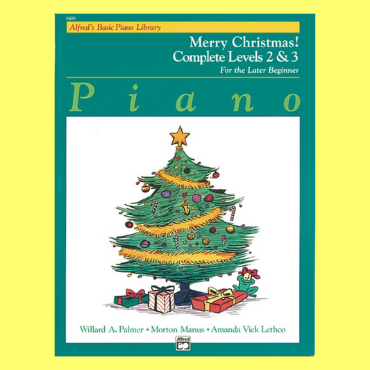 Alfred's Basic Piano Library - Merry Christmas Book Complete Level 2 & 3