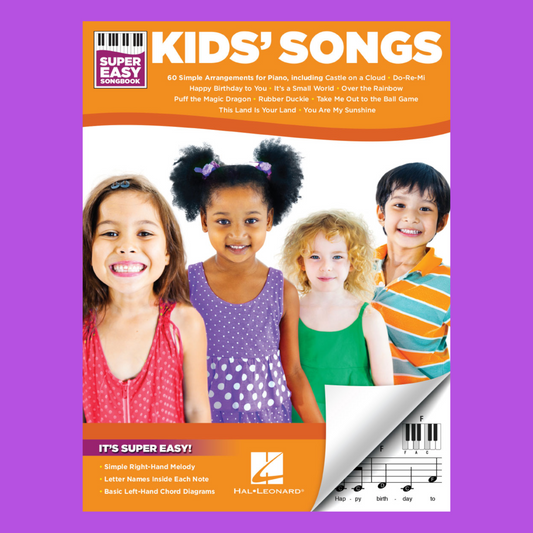 Kid's Songs Super Easy Piano Songbook