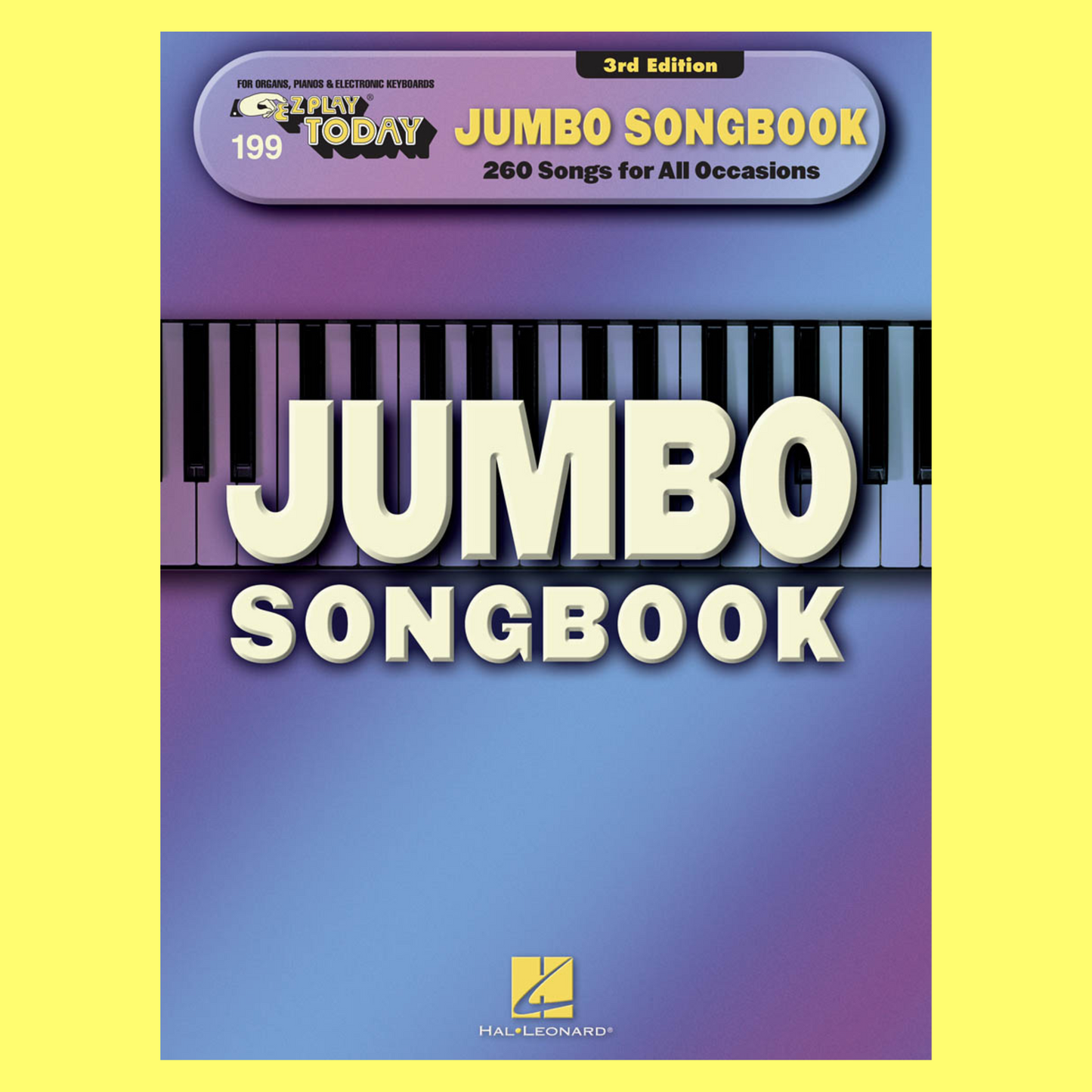 The Jumbo Songbook - Ez Play Piano Volume 199 (3rd Edition)