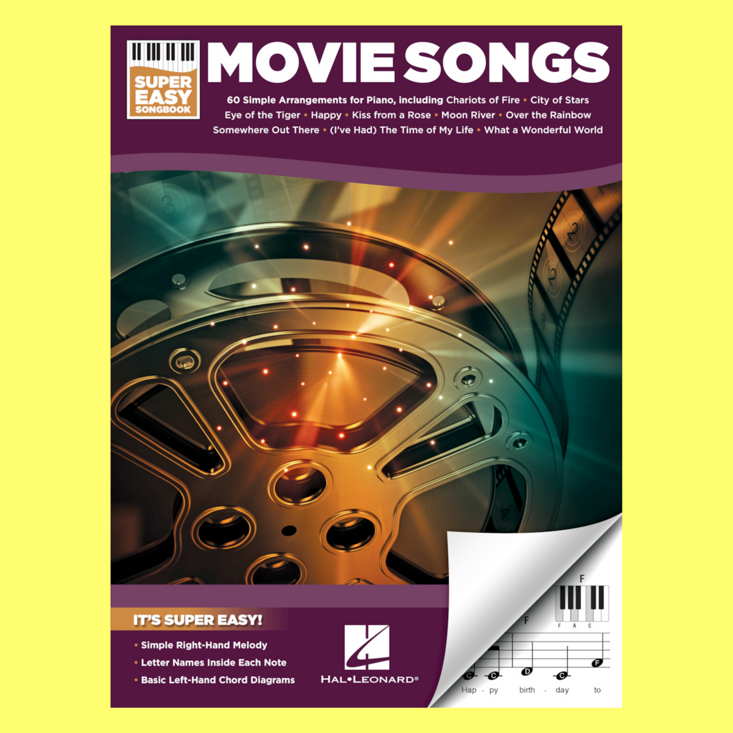 Movie Songs - Super Easy Piano Songbook