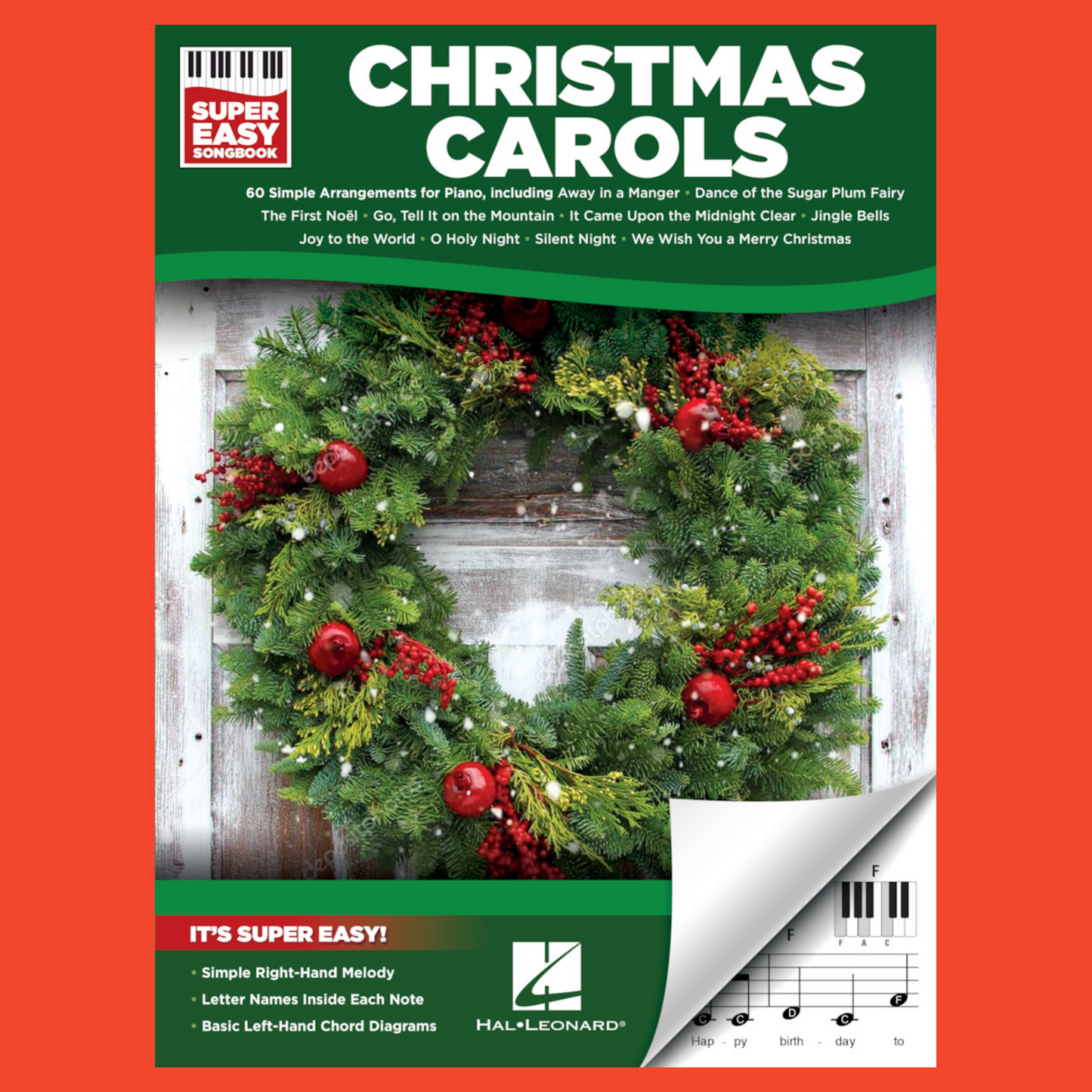 Christmas Carols - Super Easy Piano Songbook (60 Songs)