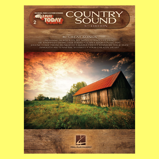 Country Sounds - Ez Play Piano Volume 002 Songbook (5th Edition)