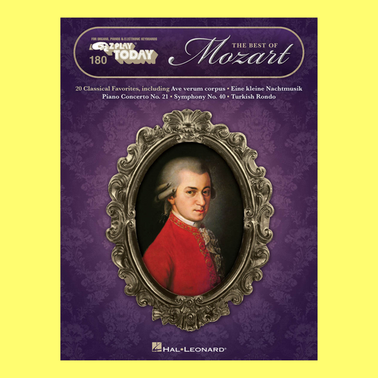 The Best Of Mozart - Ez Play Piano Volume 180 Songbook