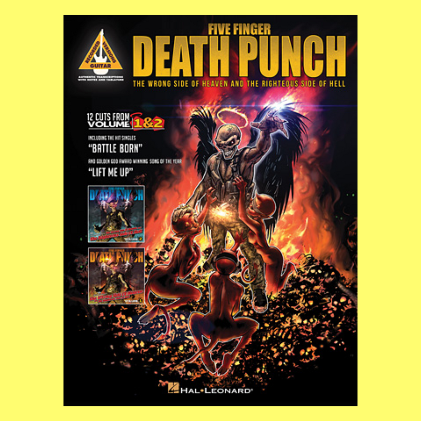 Five Finger Death Punch - Wrong Side Of Heaven & Righteous Side Of Hell Guitar Tab Book