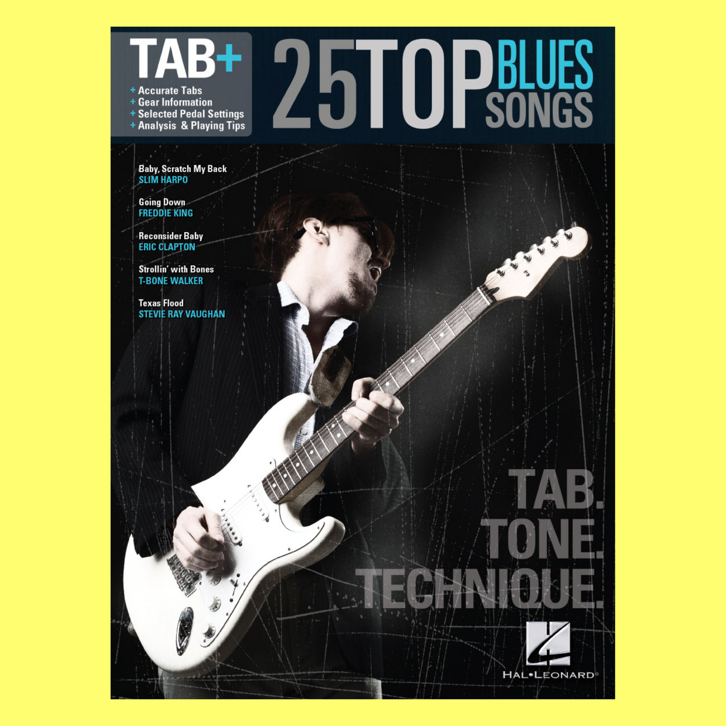 25 Top Blues Songs - Guitar Tab, Tone & Technique Book