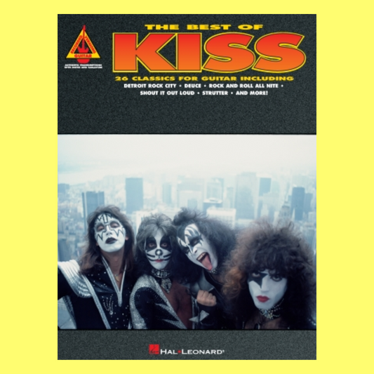 The Best Of Kiss Guitar Tab Book (26 Songs)