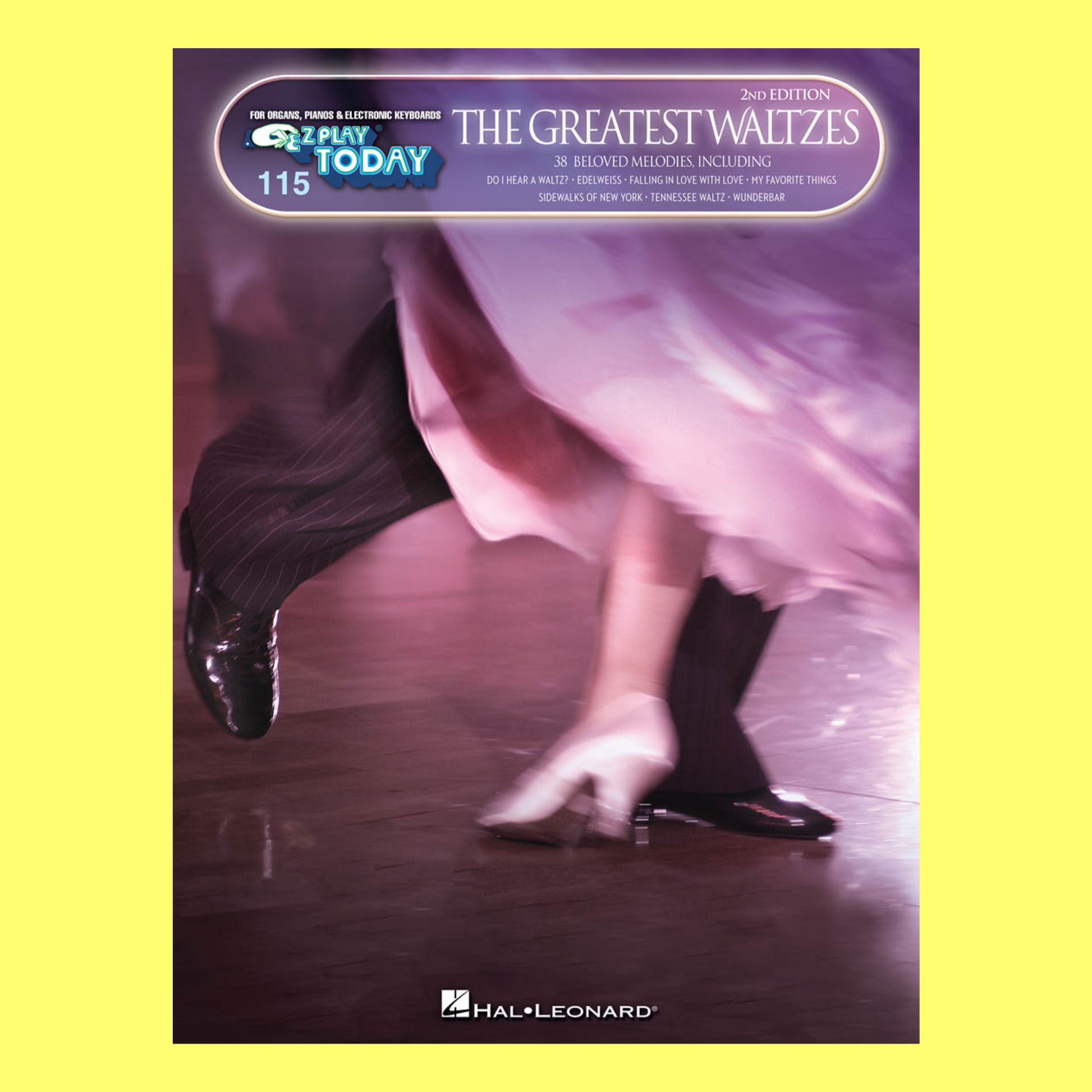 The Greatest Waltzes - Ez Play Piano Volume 115 Songbook