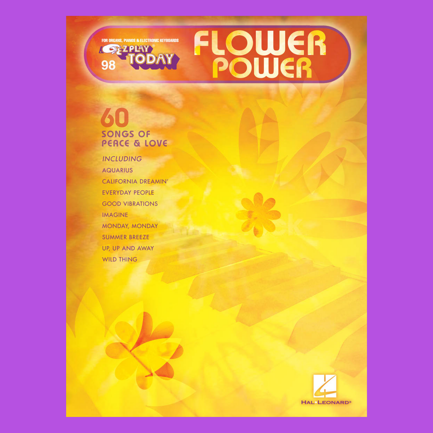 Flower Power - EZ Play Piano Volume 98 Songbook