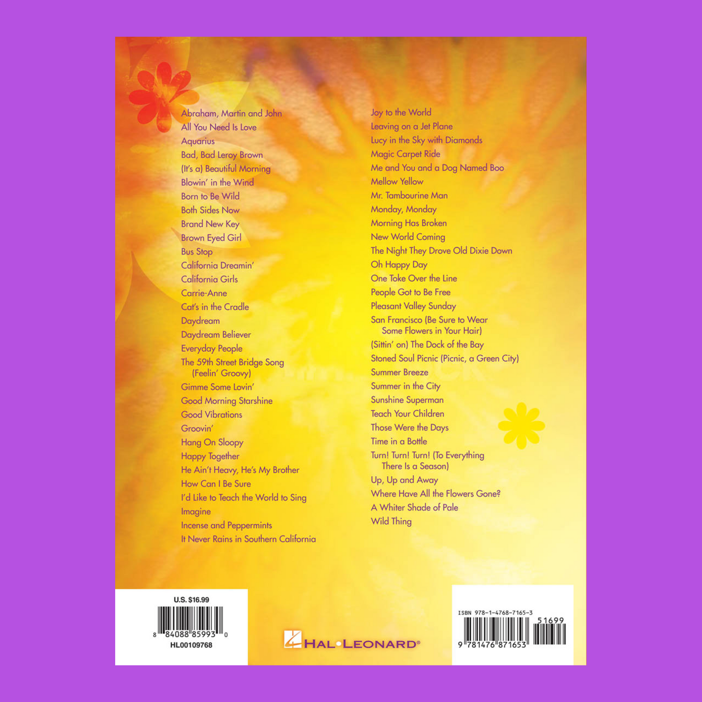 Flower Power - EZ Play Piano Volume 98 Songbook