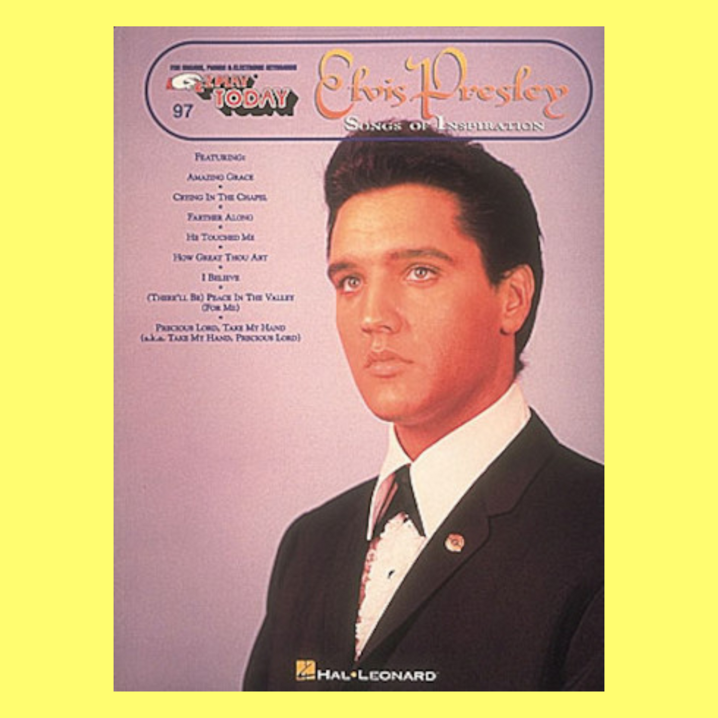 Elvis Presley Songs of Inspiration - EZ Play Piano Volume 97 Songbook