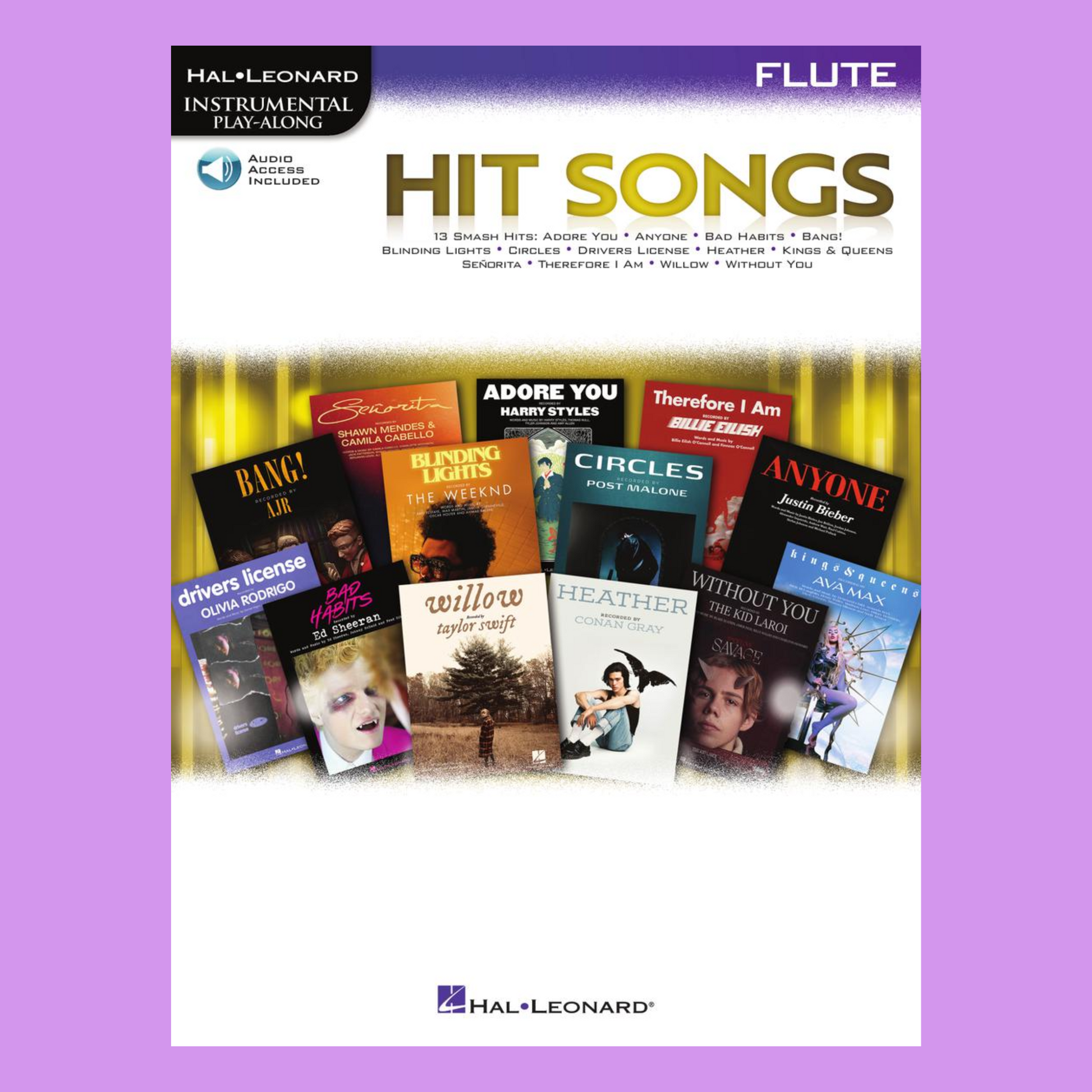 Hit Songs For Flute - Play Along Book/Ola