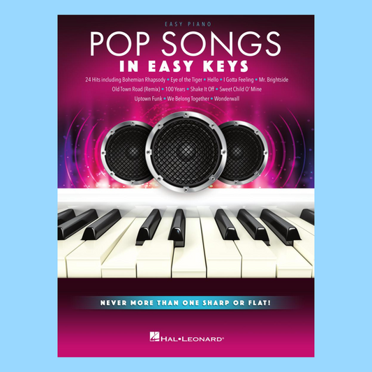 Pop Songs In Easy Keys - Easy Piano Book