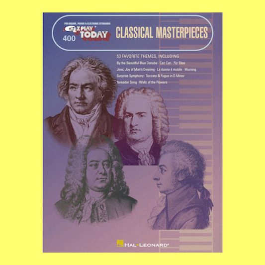 Classical Masterpieces - EZ Play Piano Volume 400 Songbook