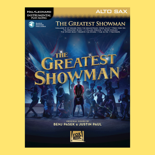 The Greatest Showman - Alto Saxophone Play Along Book/Ola