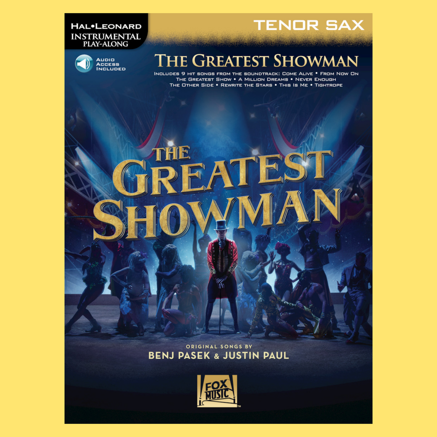 The Greatest Showman - Tenor Saxophone Play Along Book/Ola