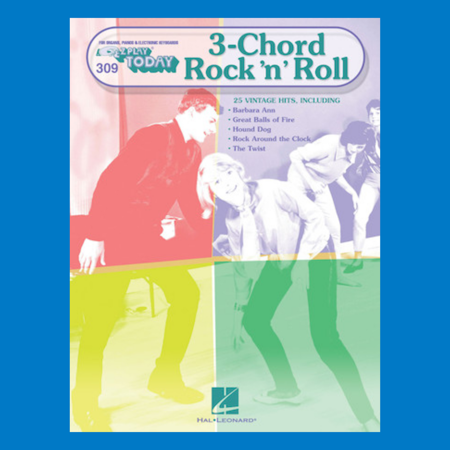 Three Chord Rock 'N' Roll - EZ Play Piano Volume 309 Songbook