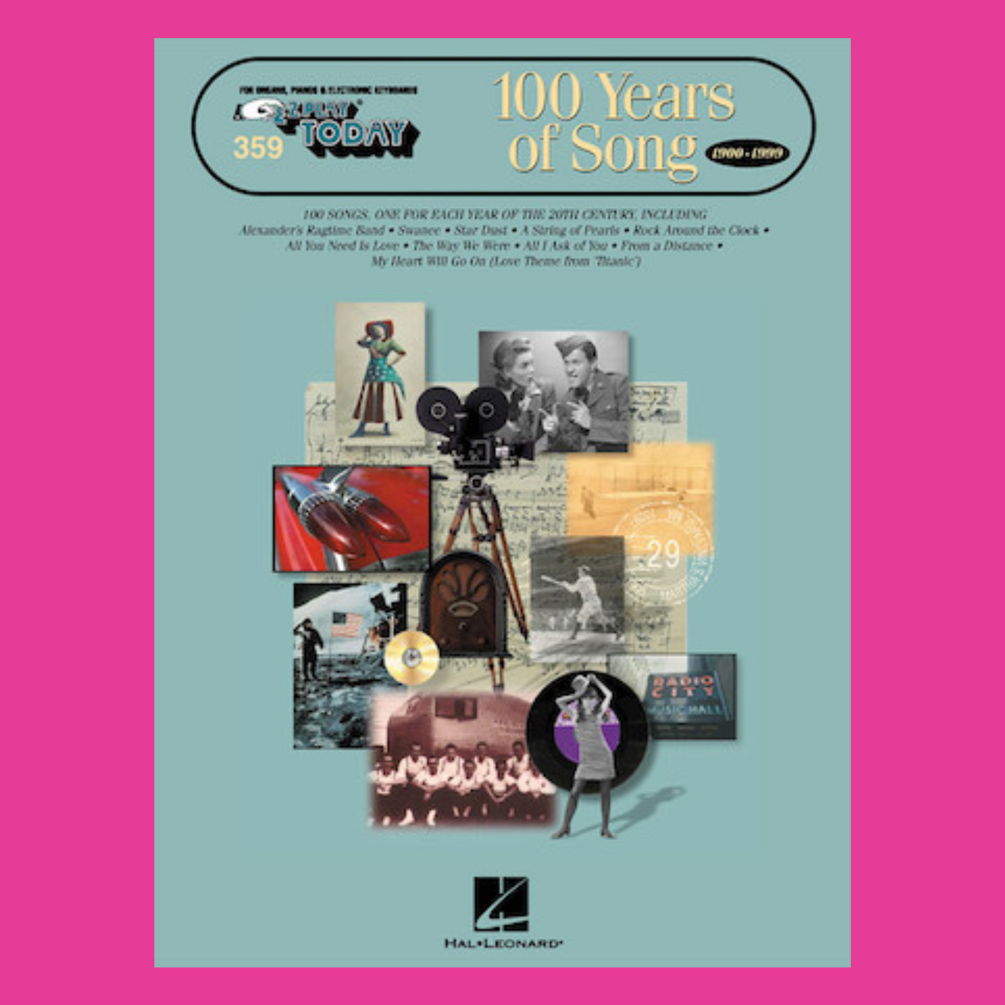 100 Years Of Song 1900-1999 - Ez Play Piano Volume 359 Songbook