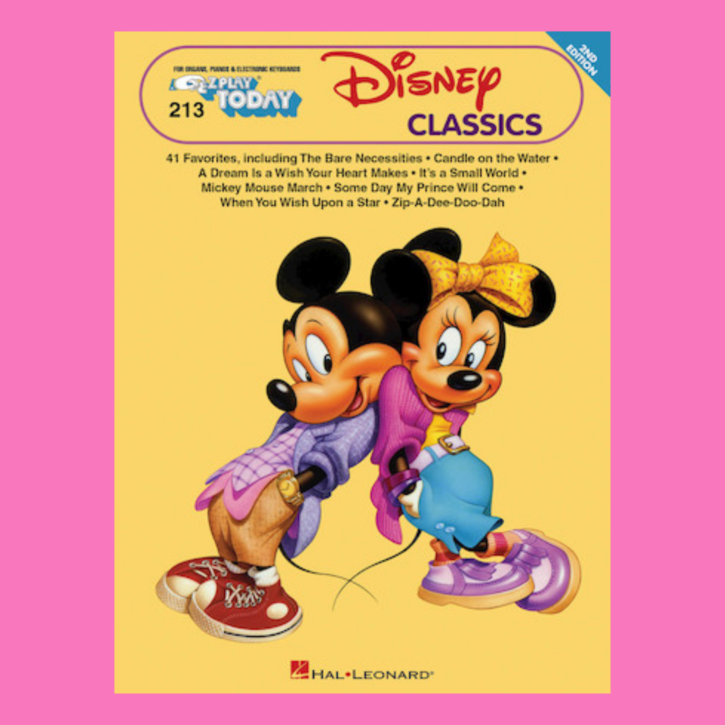 Disney Classics - EZ Play Piano Volume 213 Songbook