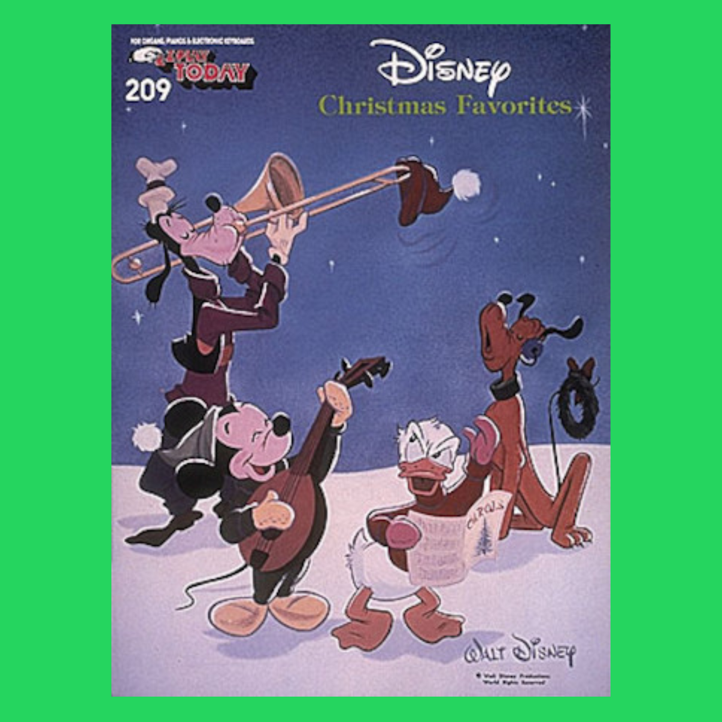 Disney Christmas Favorites - EZ Play Piano Volume 209 Songbook