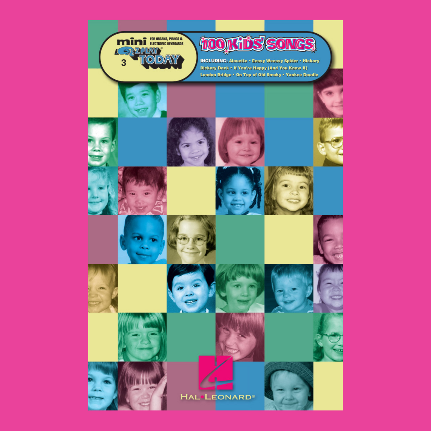 100 Kids' Songs - Mini EZ Play Piano Volume 3 Songbook