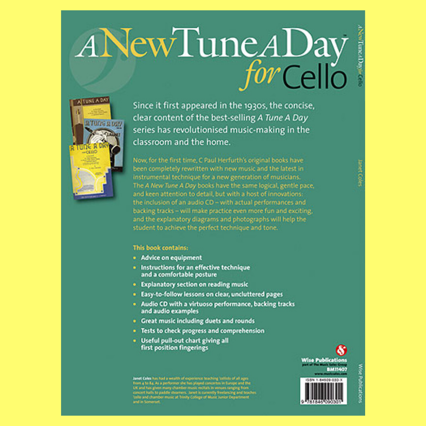 A New Tune A Day - Cello Book 1 (Book/Cd)